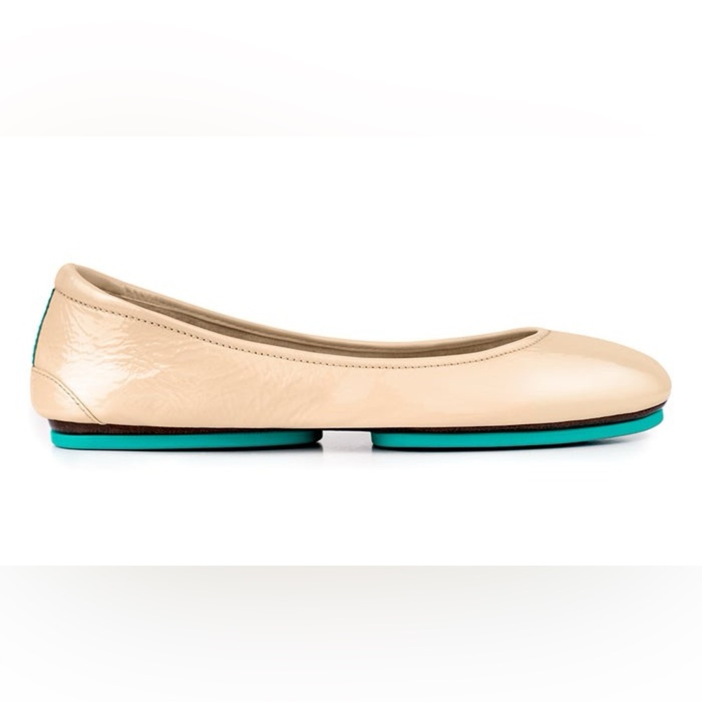 Tieks by Gavrieli Biscotti Patent leather ballet flats.